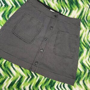 treasure & bond houndstooth a line skirt S